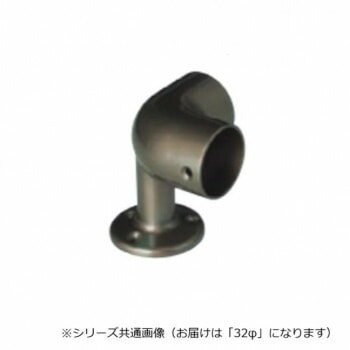 シロクマ　ステンA形コーナーエルボ アンバー ABR-118　32φ
