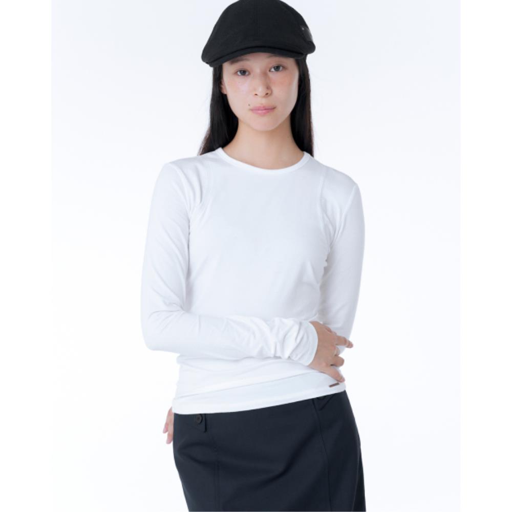 MISEKI SEOUL Sheer long sleeves WHITE MSK2402019WH