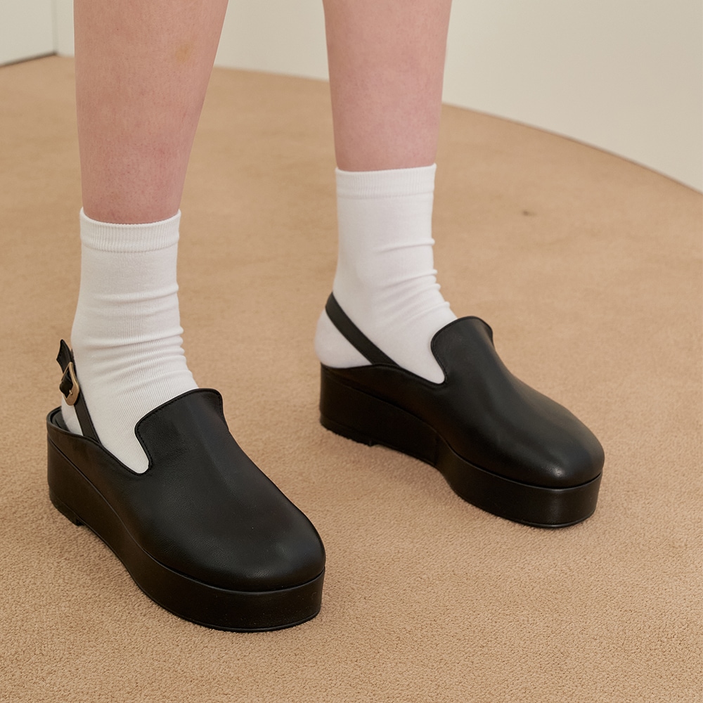 Turtle Mono Slingback_Black