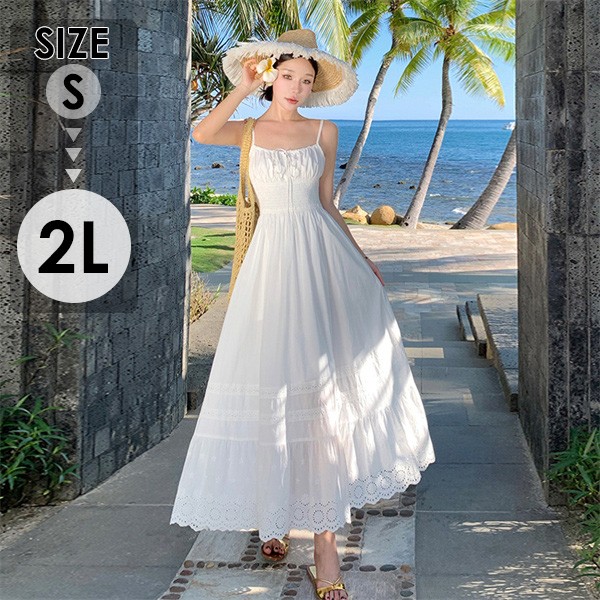 リゾートワンピース レディース サマードレス ワンピース 夏ワンピ ロング おしゃれ ファッション 春夏 カジュアル 体型カバー ゆったり 大きめ きれいめ ハワイ 沖縄 旅行用 大人 20代 30代