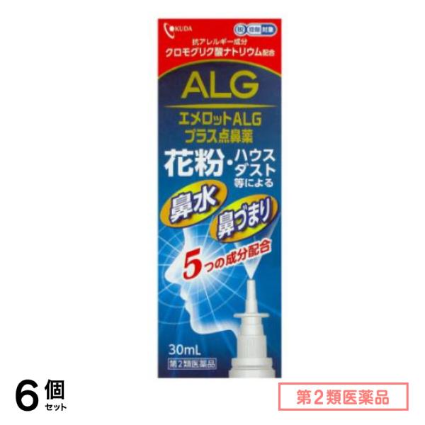 第２類医薬品 エメロットALGプラス点鼻薬 30mL 6個セット