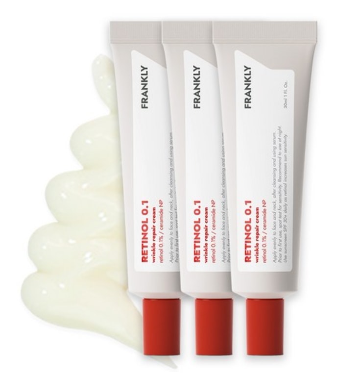 レチノール 0.1 クリーム シワ対策クリーム 30ml 3個