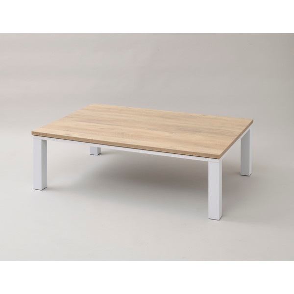 XJ-K04 NA ヴィンテージこたつ ナチュラル/ホワイト 120×80