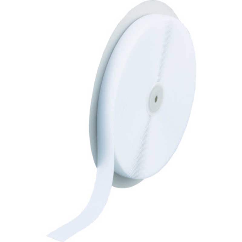 トラスコ中山　TRUSCO マジックテープ 縫製用A側 20mm×25m 白　TMAH-2025-W