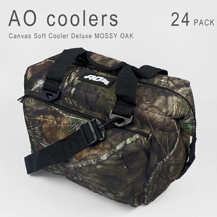 24パック デラックス クーラーボックス クーラーバッグ 保冷バッグ モッシーオーク ポケット 23L 迷彩 カモフラ ソフトクーラー 24PACK DELUXE MOSSY OAK AOMO24DX