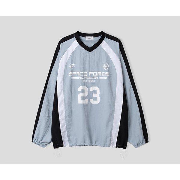 メンズフォース23 Vネックトラック長袖Tシャツ RM-TSA-Q052-ソラ