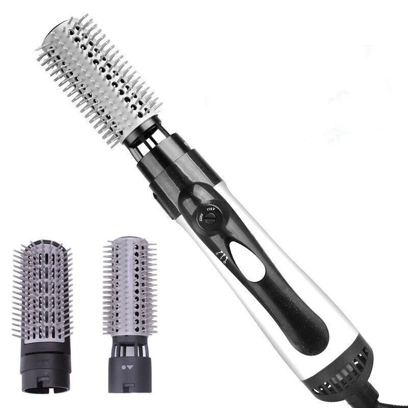 両用ヘアアイロン カールアイロン ストレートアイロン 多機能ストレートブラシ2-in-1 家庭用 サロン用 CF-8881