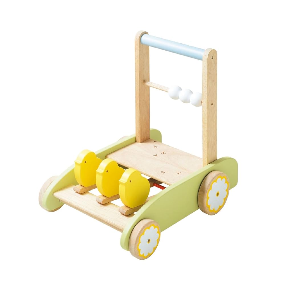 ニチガン 手押し車 おさんぽpipi BB37 木製玩具 NICHIGAN