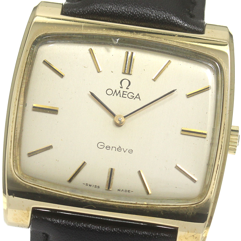 オメガ OMEGA 111.0109 ジュネーブ ヴィンテージ スクエア Cal.625 手巻き メンズ _835597【中古】