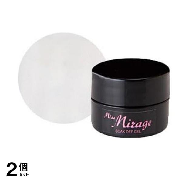 Miss Mirage(ミスミラージュ) ソークオフジェル シアー ホワイト S1 5g 2個セット