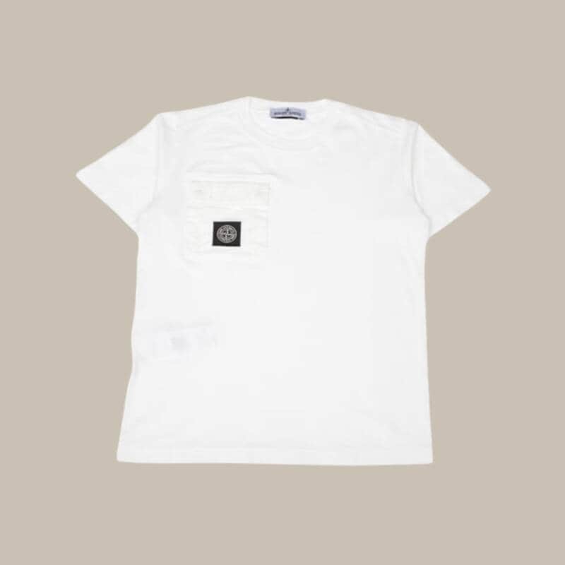 [カード決済で10%オフ] STONE ISLAND KIDS 半袖Tシャツ 801620247 V0001 10A12A (大人用としても着用可能)