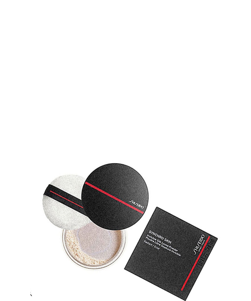 【国内正規品】 資生堂（SHISEIDO）　メーキャップ　シンクロスキン　インビジブル　シルク　ルースパウダー 6g／フェイスパウダー（パフ付）