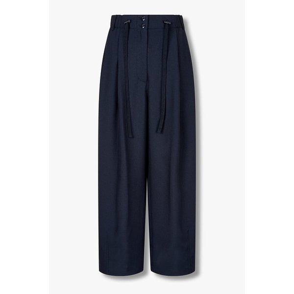 ウエストストリング バンディング ツータックパンツ 9105331564058