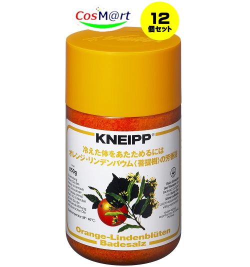 【12個セット】 クナイプ バスソルト オレンジリンデンバウム 菩提樹の香り 850g 4580294850018-12