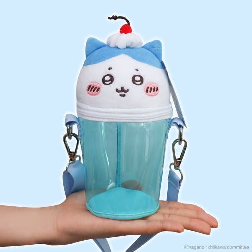 新品2個 ちいかわ メロンソーダ ハチワレ クリームソーダポーチ