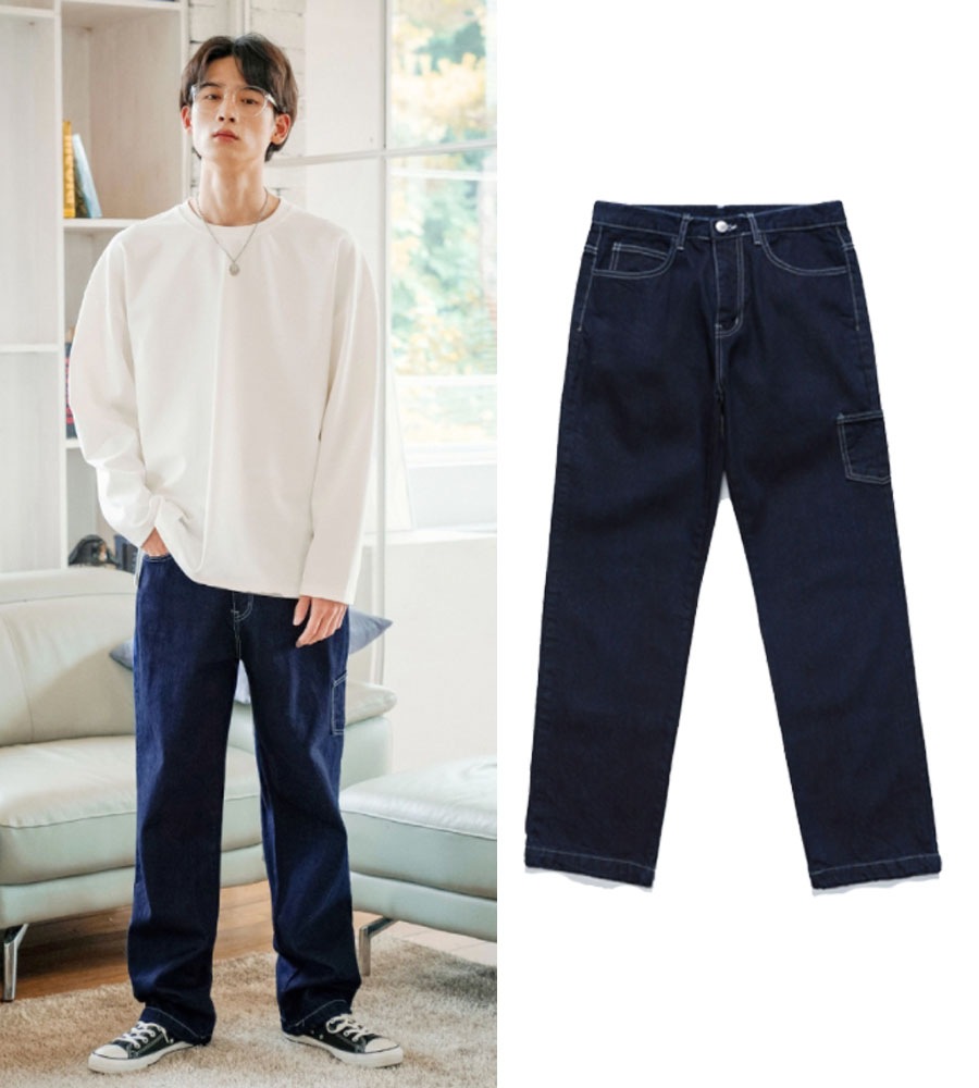 JEM Apple Stitch Denim Pants YHLP2247