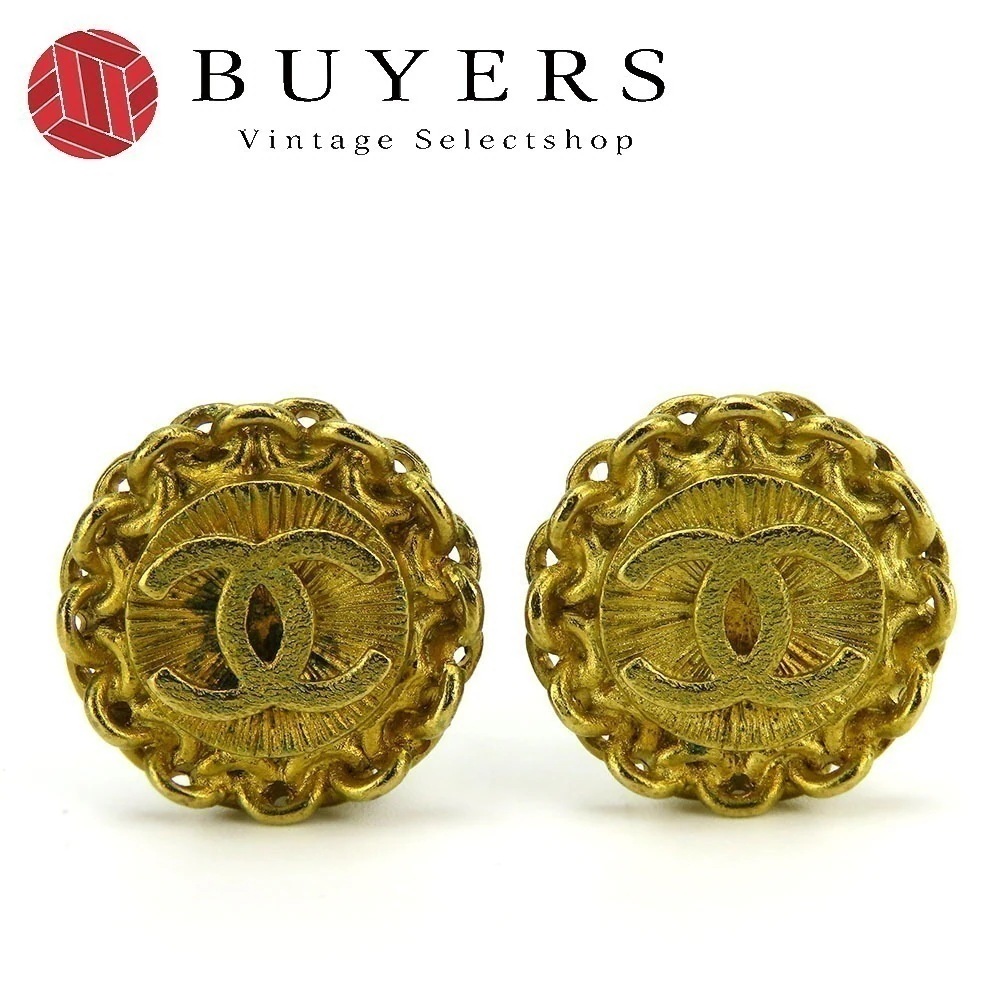 中古 イヤリング ココマーク メタル ゴールド アクセサリー 95P メッキ レディース 女性