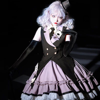 ゴスロリ トランプ 怪盗スペード 魔法少女 アイドル ロリータ ワンピース ゴスロリ トランプ 怪盗スペード 魔法少女 アイドル ロリータ