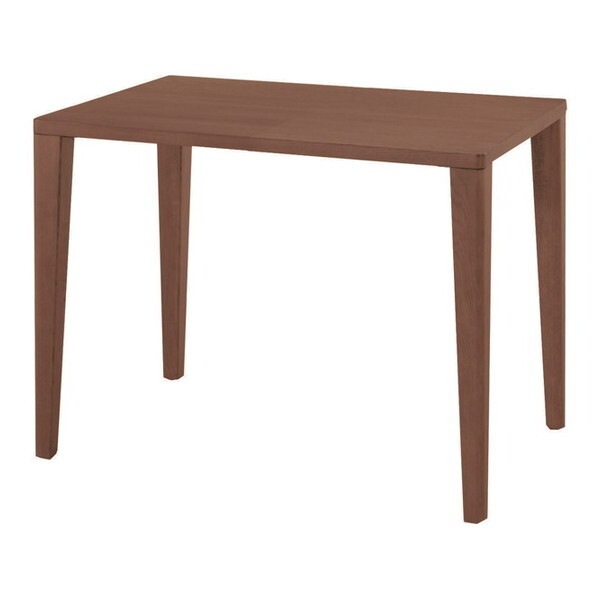 筑波産商 YUME2 100x80 長方形 テーブルA 4本脚 BR メーカー直送