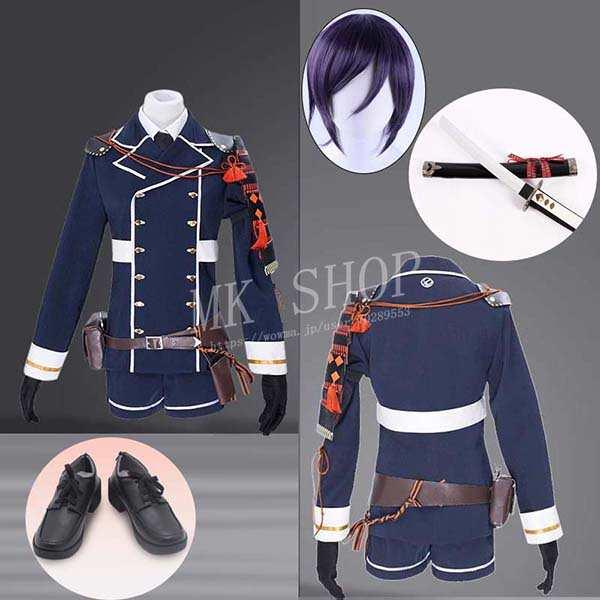 【2026新品限定】 風 薬研藤四郎 コスプレ 衣装 ウィッグ 靴 道具刀 男女サイズ コスチューム アニメ ゲーム cosplay パーティー イベント ハロウィン仮装 変装刀剣乱舞