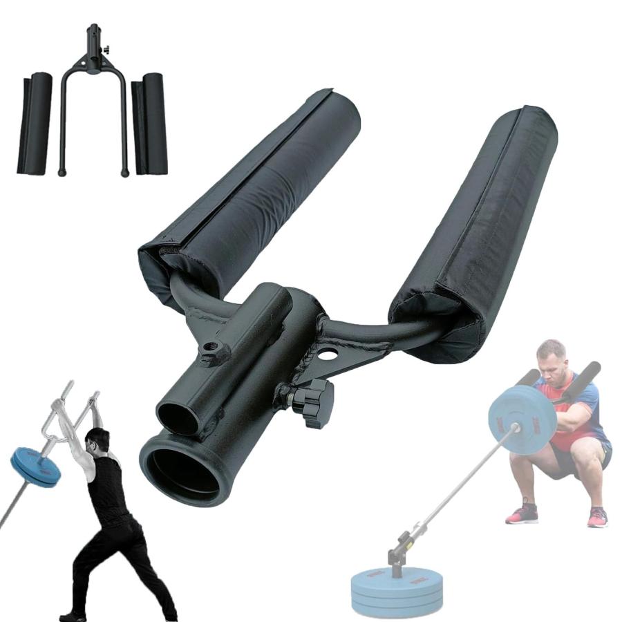 2.5cmまたは5cm 地雷ハンドル T バー列インサート 地雷アタッチメント ポータブル オリンピックバーアタッチメント ハンドルバー フォームパッドとデュアルハン