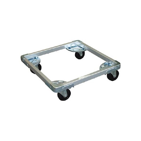 オーエム機器 ドーリーDLF型 縦400500×横400500×φ75mm DLF-7544 1台 完成品