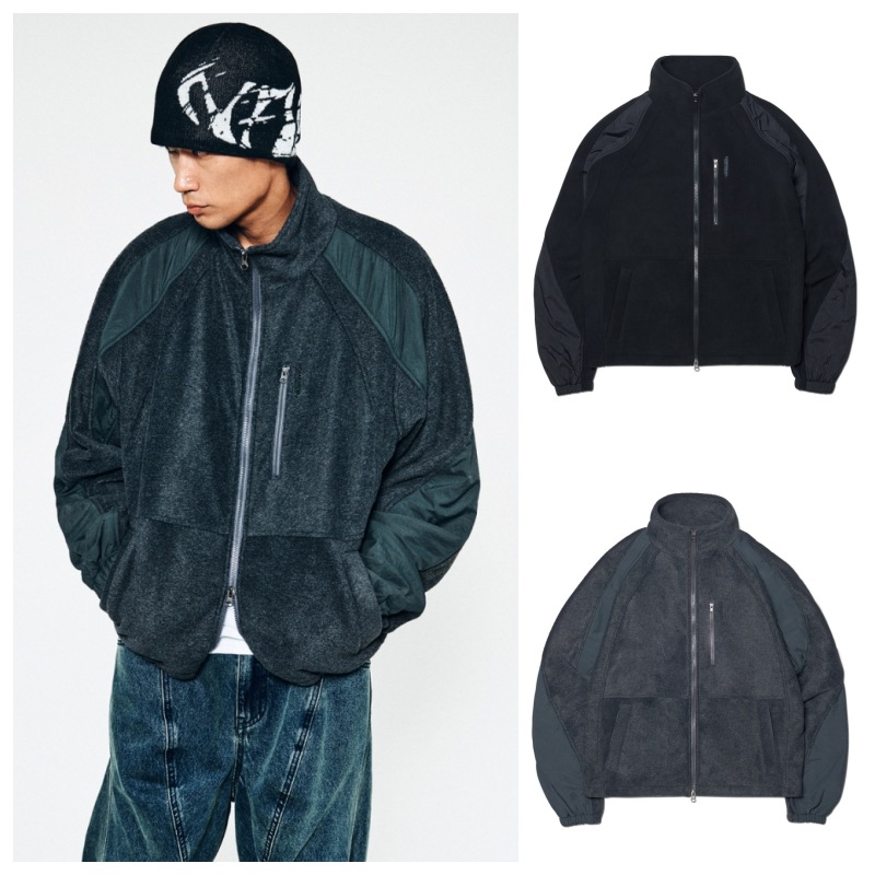 【NOMANUAL】 T.S FLEECE JACKET : 2COLORS