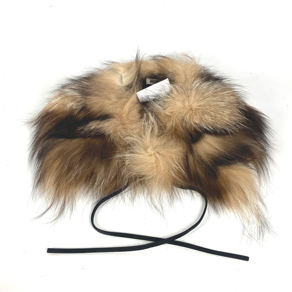 マフラー ティペット ファー アクセサリー フォックス ベージュ