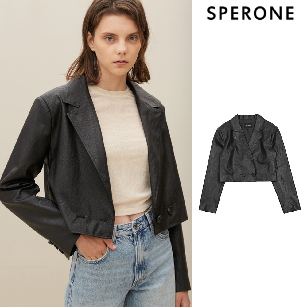 [SPERONE] Double Cropped Jacket Woman