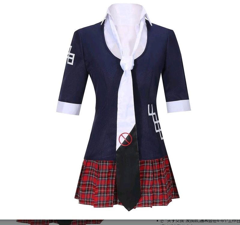 榎島むんこコスプレダンガンロンパ希望と絶望の高校生コスチュームファンシードレスダンガンロンパコスプレ