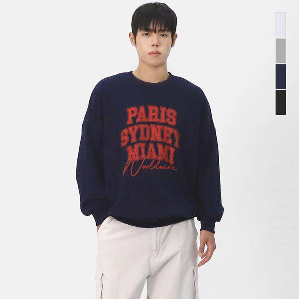 男女兼用 シティ オーバーフィット コットン スウェットシャツ SPT114