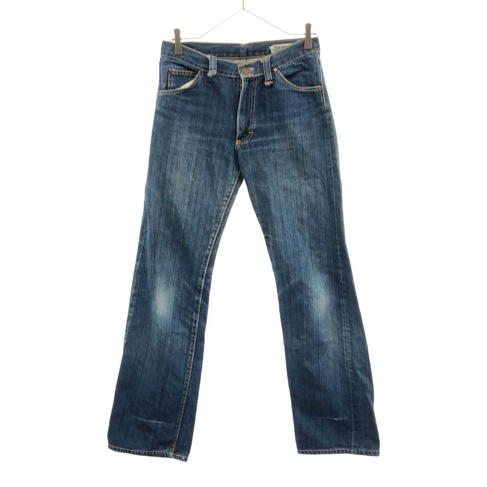 80s ヴィンテージ ブランドワッペン ストレートデニムパンツ w29 ジーンズ レディース