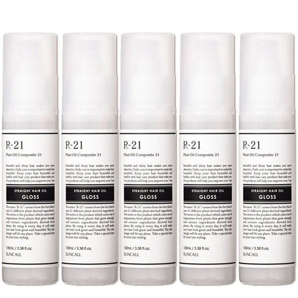 ストレート ヘアオイル グロス 100mL 5個 セット