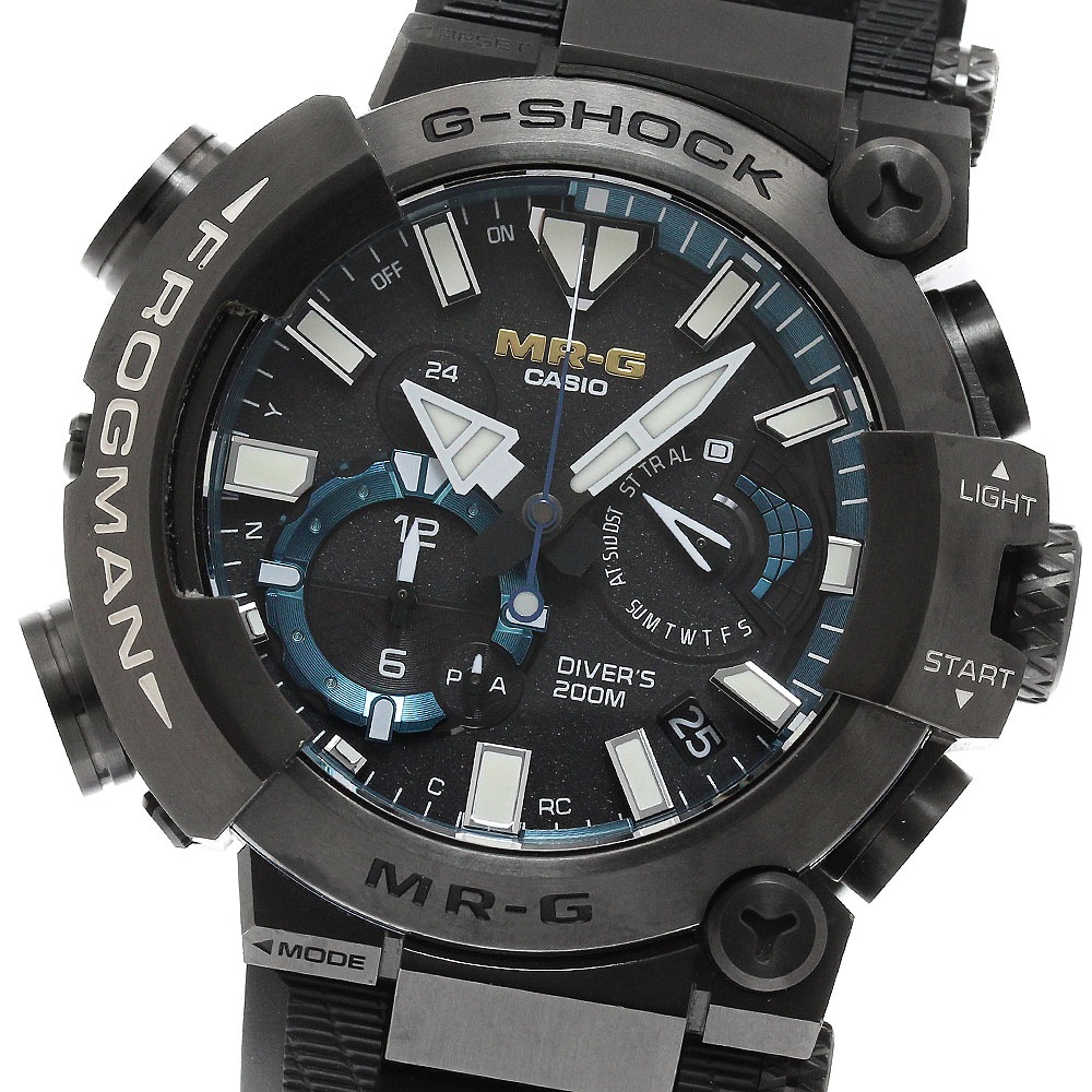 カシオ CASIO MRG-BF1000R-1AJR G-SHOCK MR-G フロッグマン ソーラー電波 メンズ 極美品 箱・保証書付き_957289【中古】