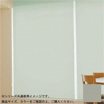タチカワ ファーステージ 遮光2級ロールスクリーン ダークブラウン 幅60x高さ180cm プルコード式 TR-1103 ネムログレージュ