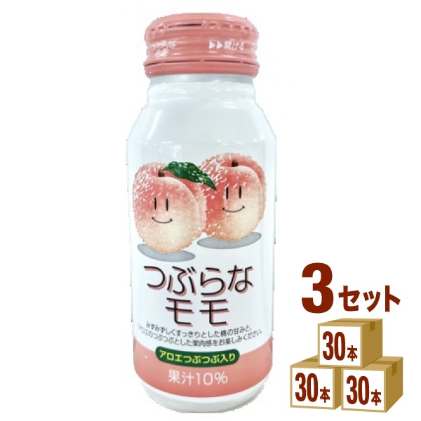 JAフーズおおいた つぶらなモモ 190ml　3ケース (90本) 飲料