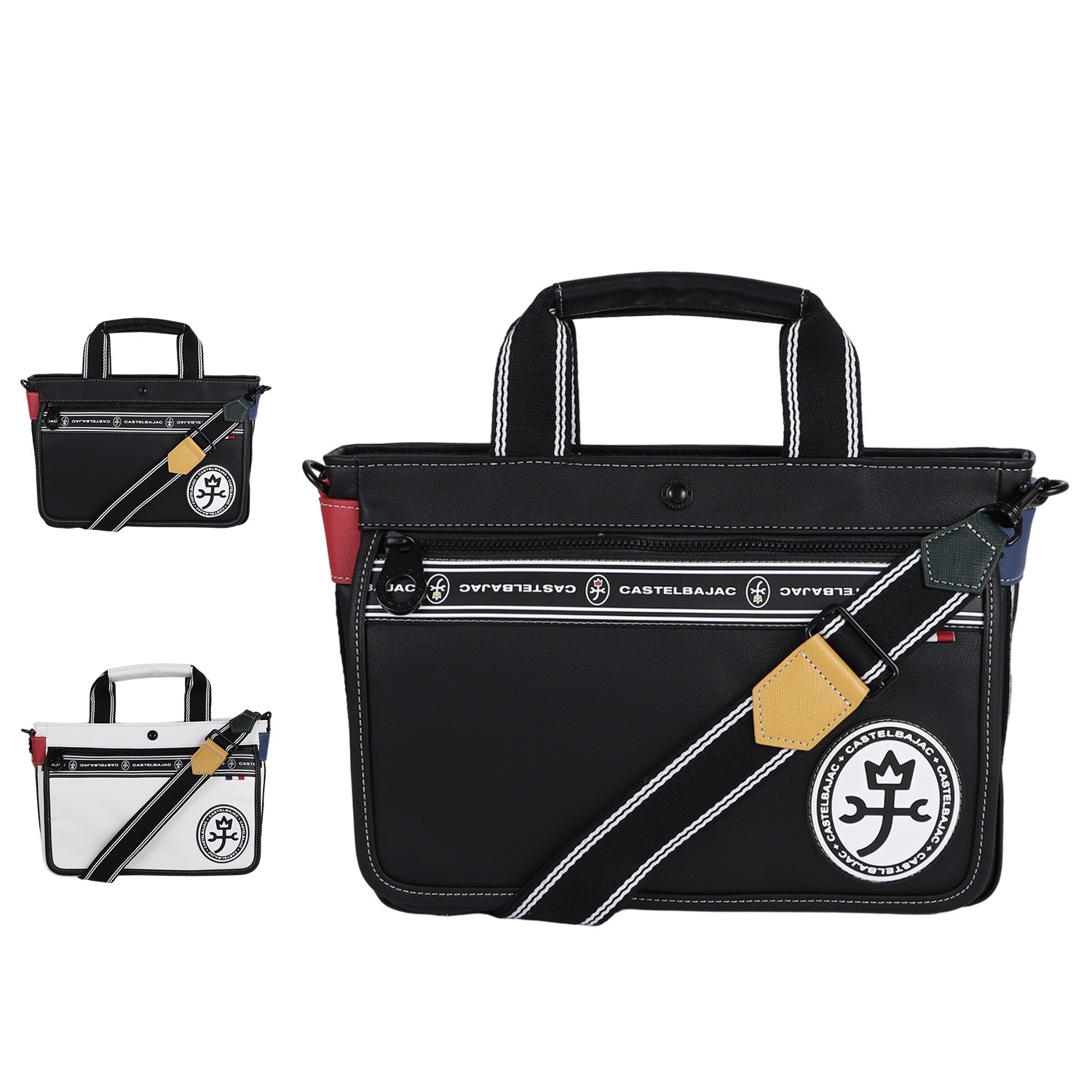 トートバッグ ドライビング メンズ レディース ルックス ブラック ホワイト 黒 白 49501