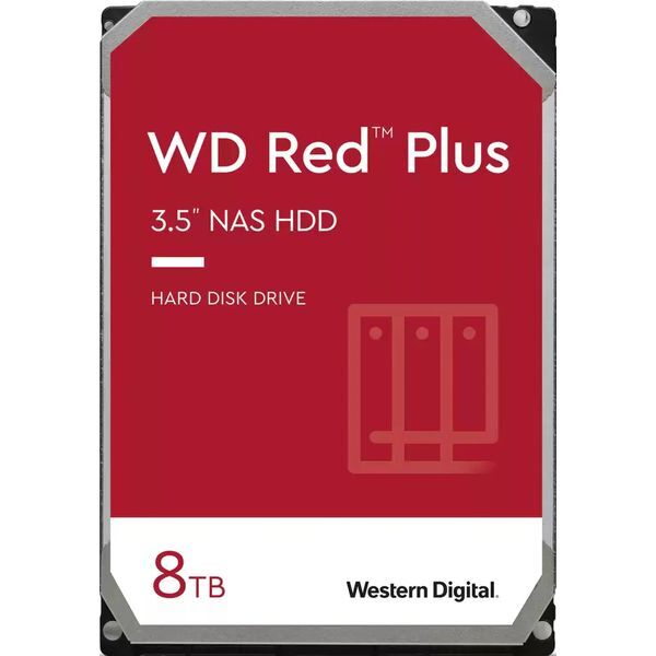 WD80EFPX WD Red Plus 内蔵HDD 3.5インチ 8TB SATA6Gb/s 3年保証