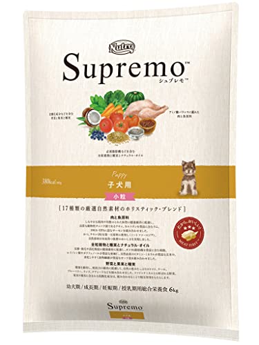 Nutro ニュートロ シュプレモ 子犬用 小粒 6kg ドッグフード【パピー/自然素材/着色料 無添加/消化に良い/大容量/小粒】 9,283円