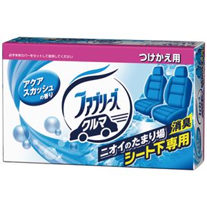 (まとめ) P&G クルマ用置き型ファブリーズ アクアスカッシュの香り つけかえ用 130g 1個 (×10セット)