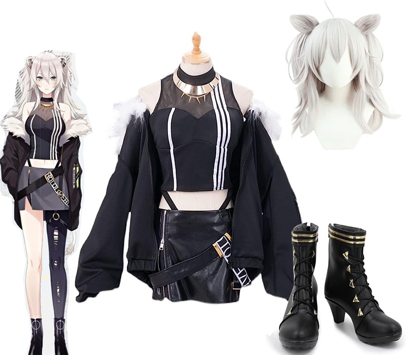 バーチャルYouTuber VTuber ホロライブ 獅白ぼたん ししろぼたん コスプレ衣装 可愛い コスプレ ハロウィン クリスマス 文化祭 学園祭 ステージ服 11,200円