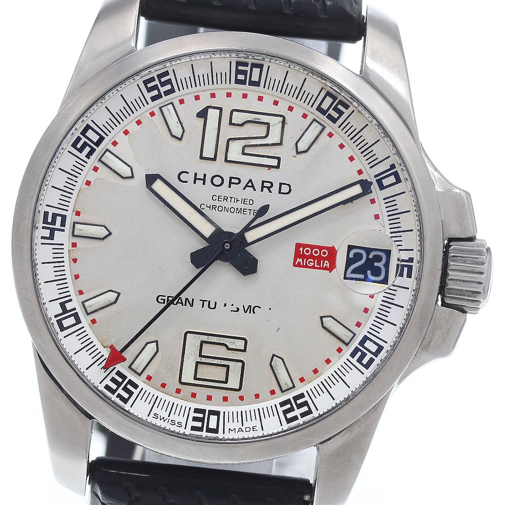 ベルト訳あり ショパール Chopard 16/8997-3015 ミッレミリア グランツーリスモ XL デイト 自動巻き メンズ 保証書付き_938940【中古】