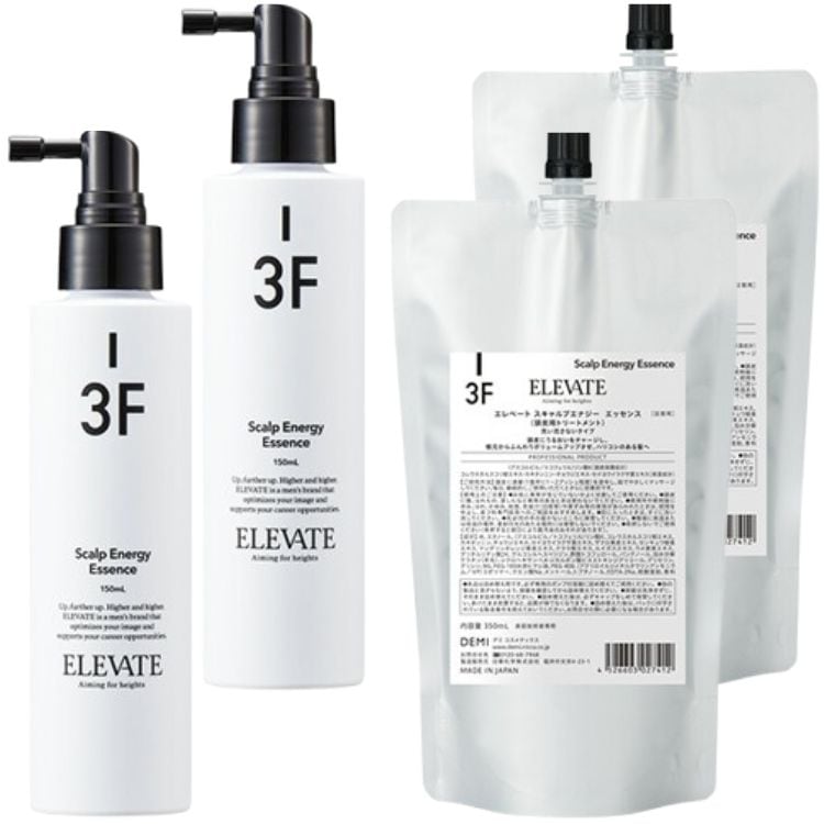 各2個セット エレベート スキャルプエナジーエッセンス 150ml＋詰替350ml 詰替え レフィル スカルプ メンズ 皮脂 頭皮 スカルプケア 保湿 ビジネスマン