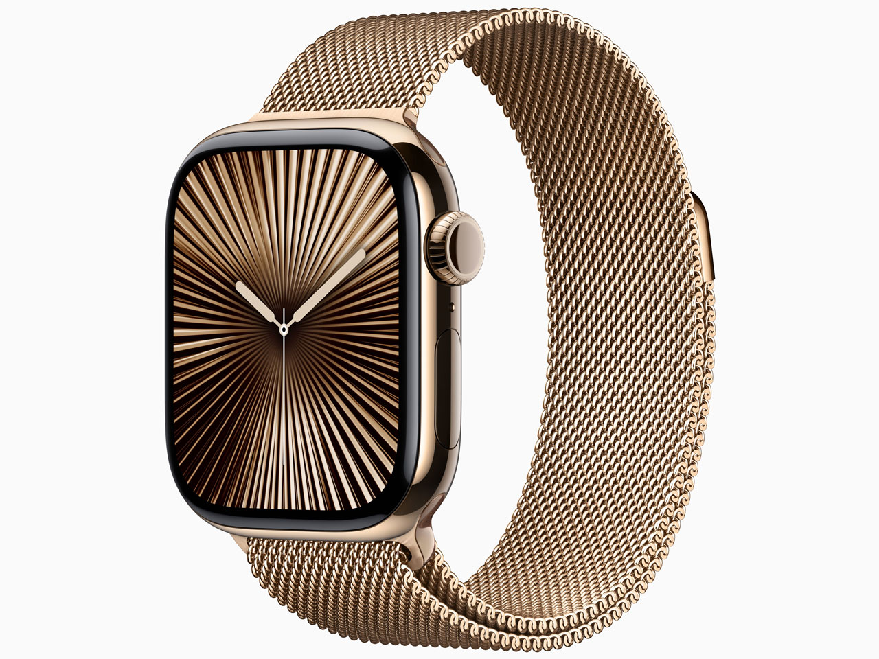 Apple Watch Series 10 GPS+Cellularモデル 42mm MX083J/A [ゴールドチタニウムケース・ゴールドミラネーゼループ] 76,395円
