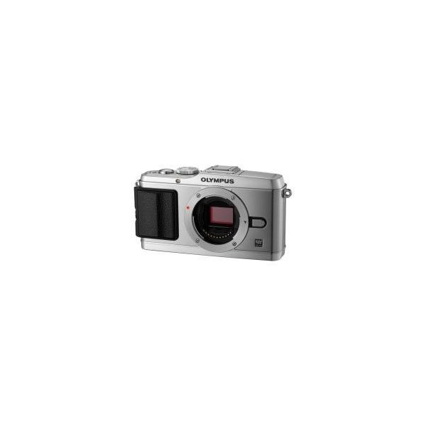 【中古】オリンパス OLYMPUS E-P3 ボディ シルバー SDカード付き