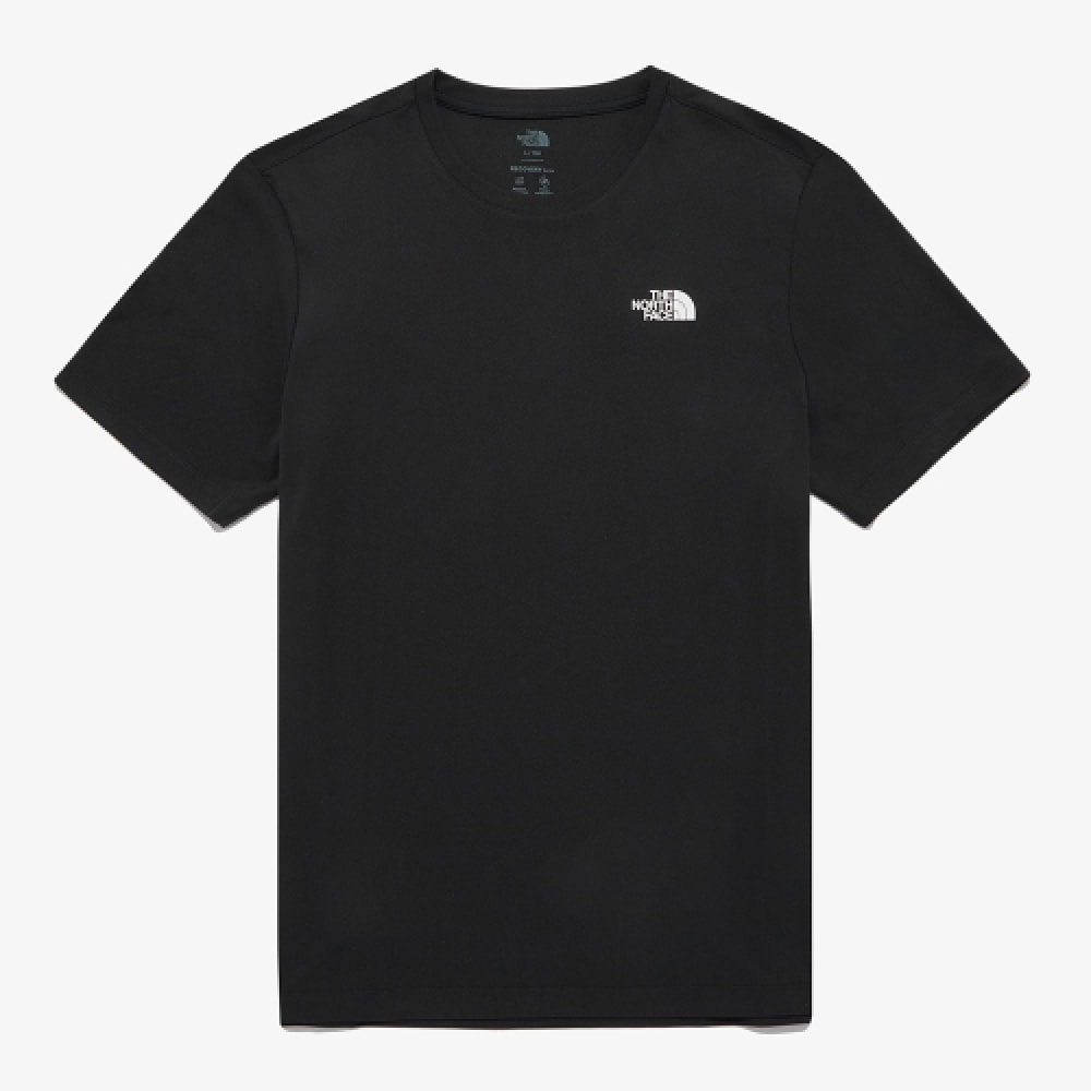 ザ・ノース・フェイス NT7UR21A メンズリカバリーグラフィックショートスリーブ Tシャツ_ブラック