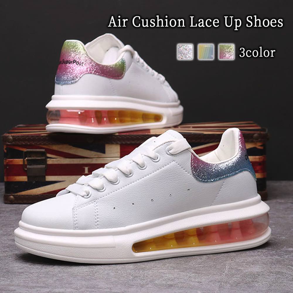 スニーカー レディース エアクッションレースアップ キャンバス ボア グレー ピンク 厚底 白 5E かわいい 疲れない ハイカット 4E 新作 冬 あったか 24.5 おしゃれ 秋 歩きやすい ブラ