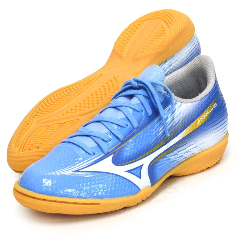 ミズノALPHA 3 SELECT Jr IN (MIZUNO α) ジュニア フットサルシューズ アルファ ワイド 26SS(P1GG266525)