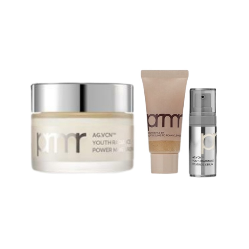 パワーモイスチャーライジングクリーム50ml企画(+ビタチノールセラム7g+ピーリングツーフォームクレンザー30ml)