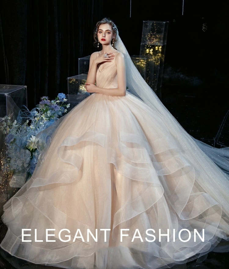人気爆発レディースドレス ウェディングドレス 花嫁ドレス エレガント エレガント 結婚式 パーティー 披露宴 撮影 前撮り 後撮り 高級感 上品 きれいめ ２色 チュールスカート イブニングドレス ロ